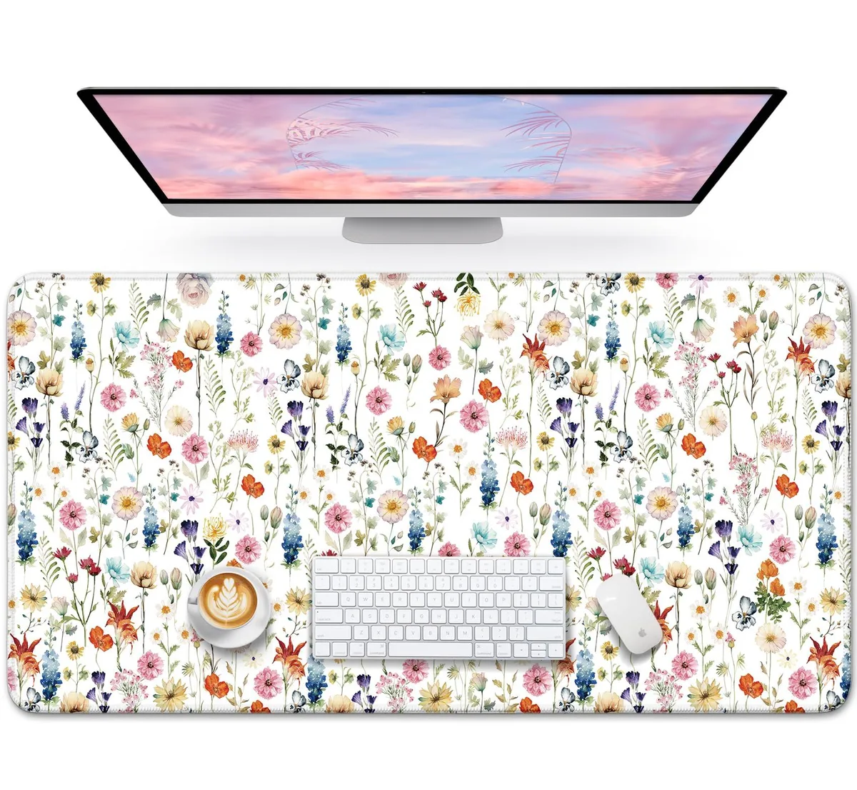  ZapDesk ZD005 Mouse Pad Wildflowers 31.5" x 11.8 — product photo