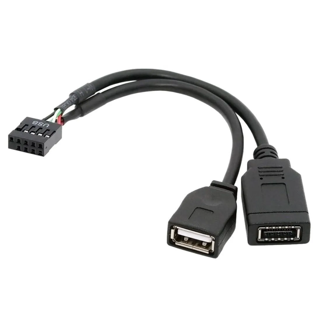 Vszerda Vszerda UC-095-TC005 USB 2.0 9-pin to dual Type-E header adapter 0.49ft — product photo