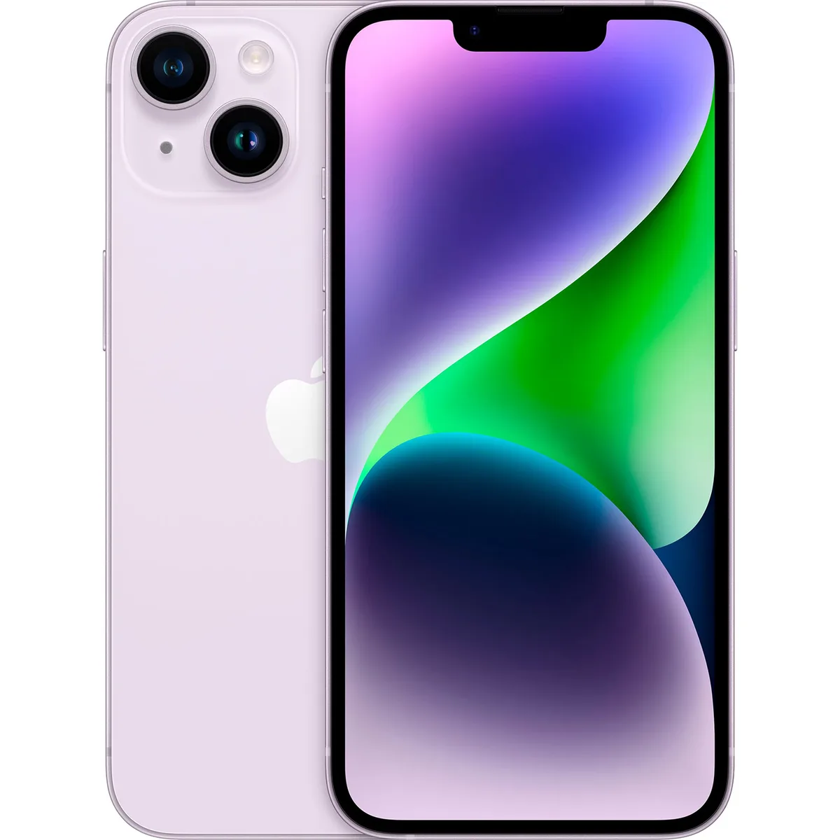 Apple Apple iPhone 14 256GB PAB100696 Purple cell phones - unlocked — product photo