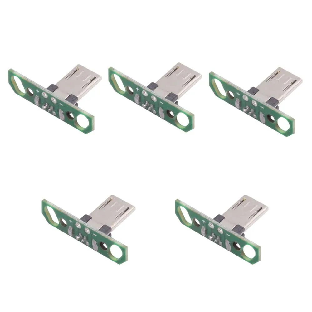Fervit Fervit Micro USB 2.0 Male Plug 13mm PCB Mount 5pcs — product photo