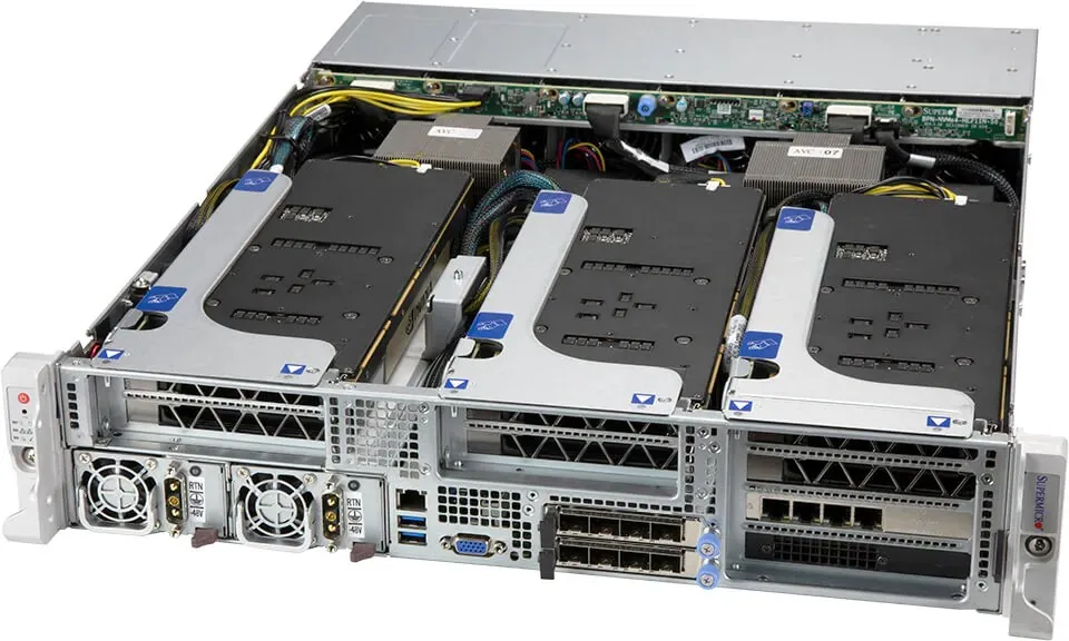 Supermicro Supermicro 220HE-FTNRD-5320-128 rack server 2× Xeon Gold 5320 128GB DDR4 960GB SATA — product photo