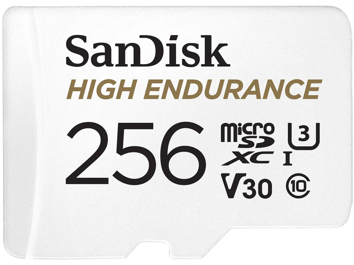 SanDisk SanDisk High Endurance microSDXC 256GB U3 V30 SDSQQNR-256G-GN6IA memory card — product photo