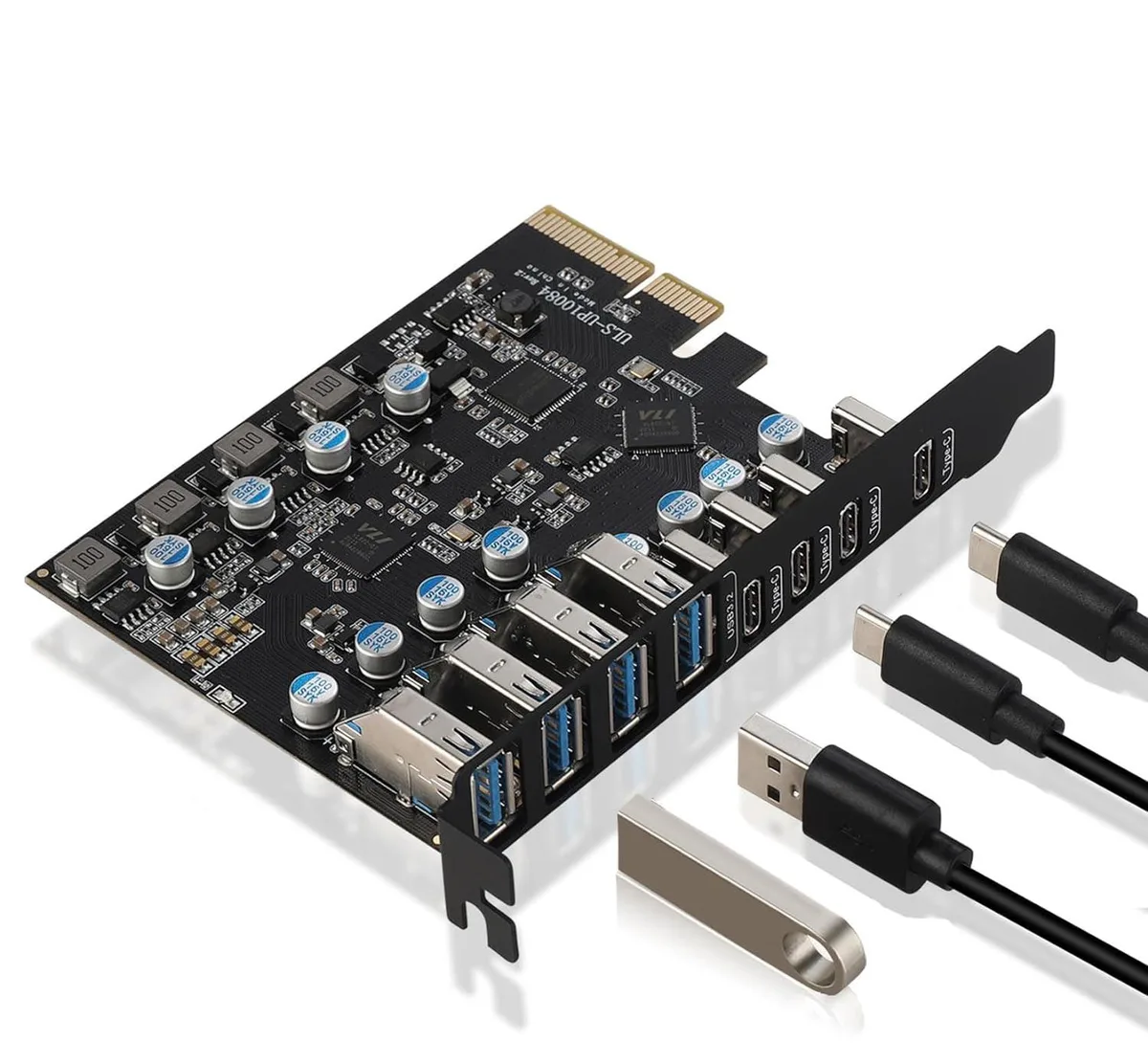 ESTONE ESTONE PCIE24A4C3.2 PCIe USB 3.2 8-Port 4C/4A 10Gbps — product photo
