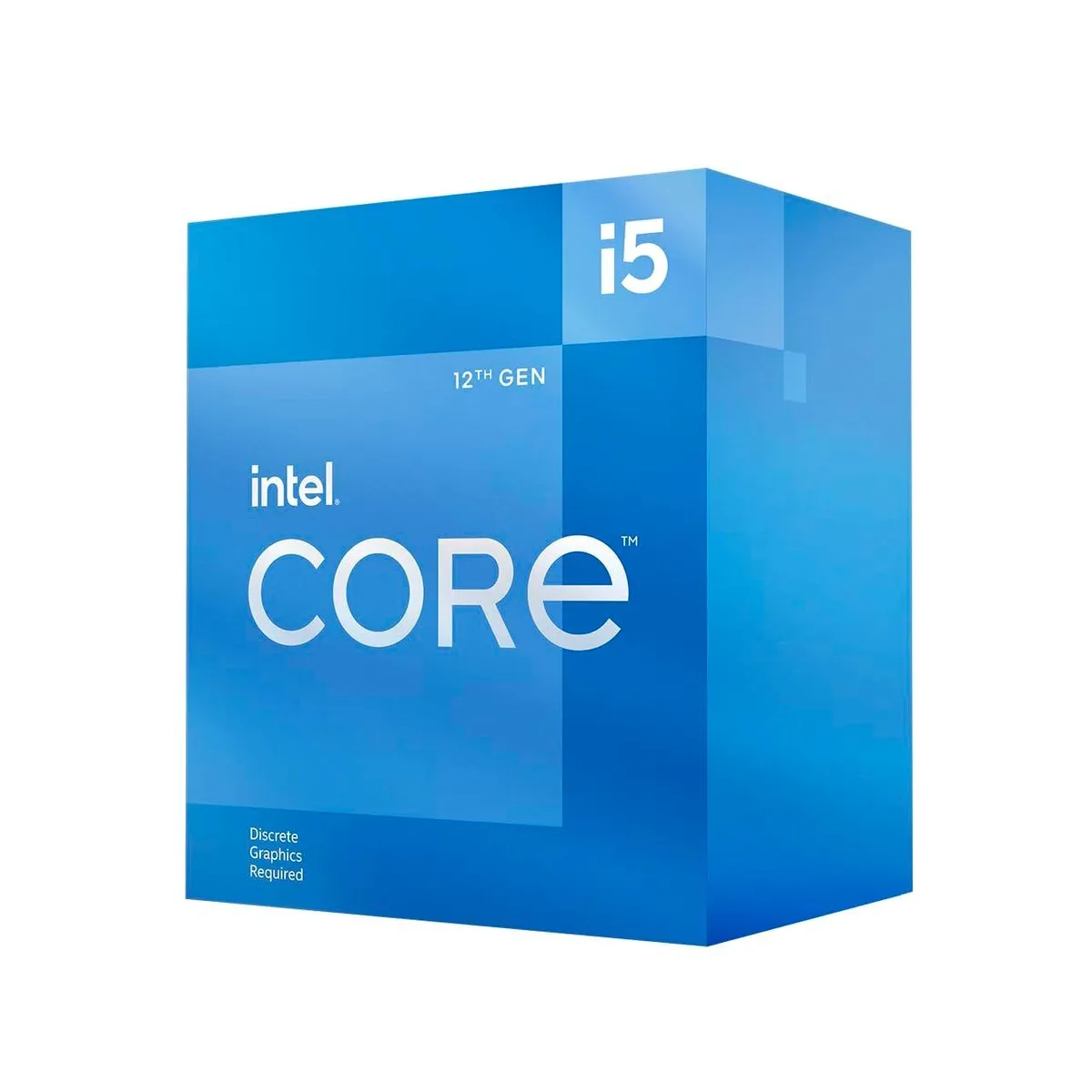Boxed Intel Core i5-12400F desktop processor with Laminar RM1 cooler