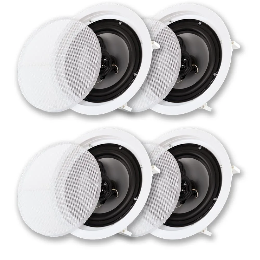 Acoustic Audio Acoustic Audio CS-IC83-2PR 8" 3-Way In-Ceiling Speakers 2-Pair Pack — product photo