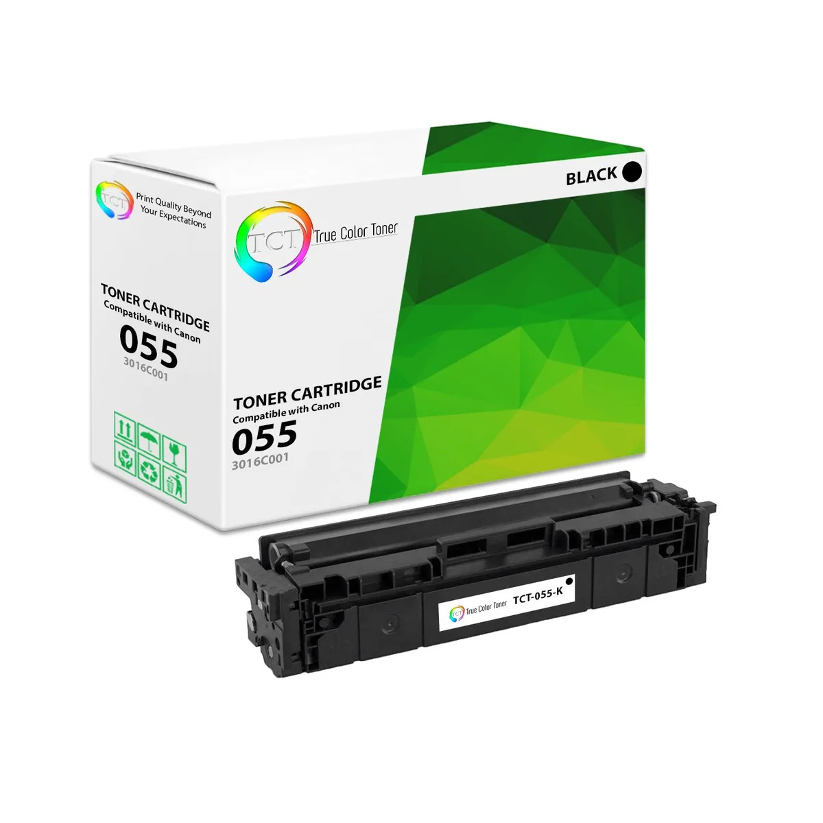 True Color Toner True Color Toner 055K Black Toner Cartridge Single Pack 2300 Pages — product photo