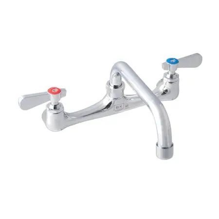BK Resources splash-mount faucet with 10-inch swing spout