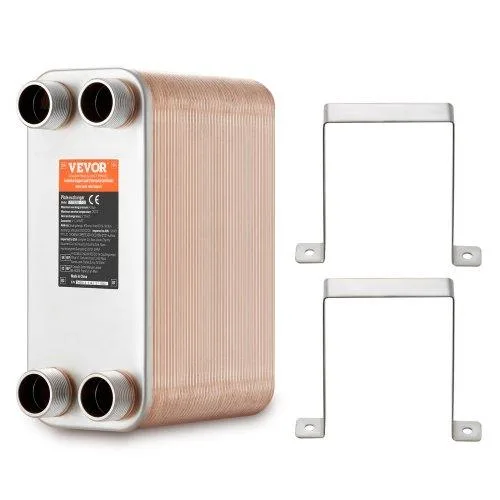 VEVOR VEVOR EATB28-80 5x12" 80-Plate Brazed Heat Exchanger — product photo