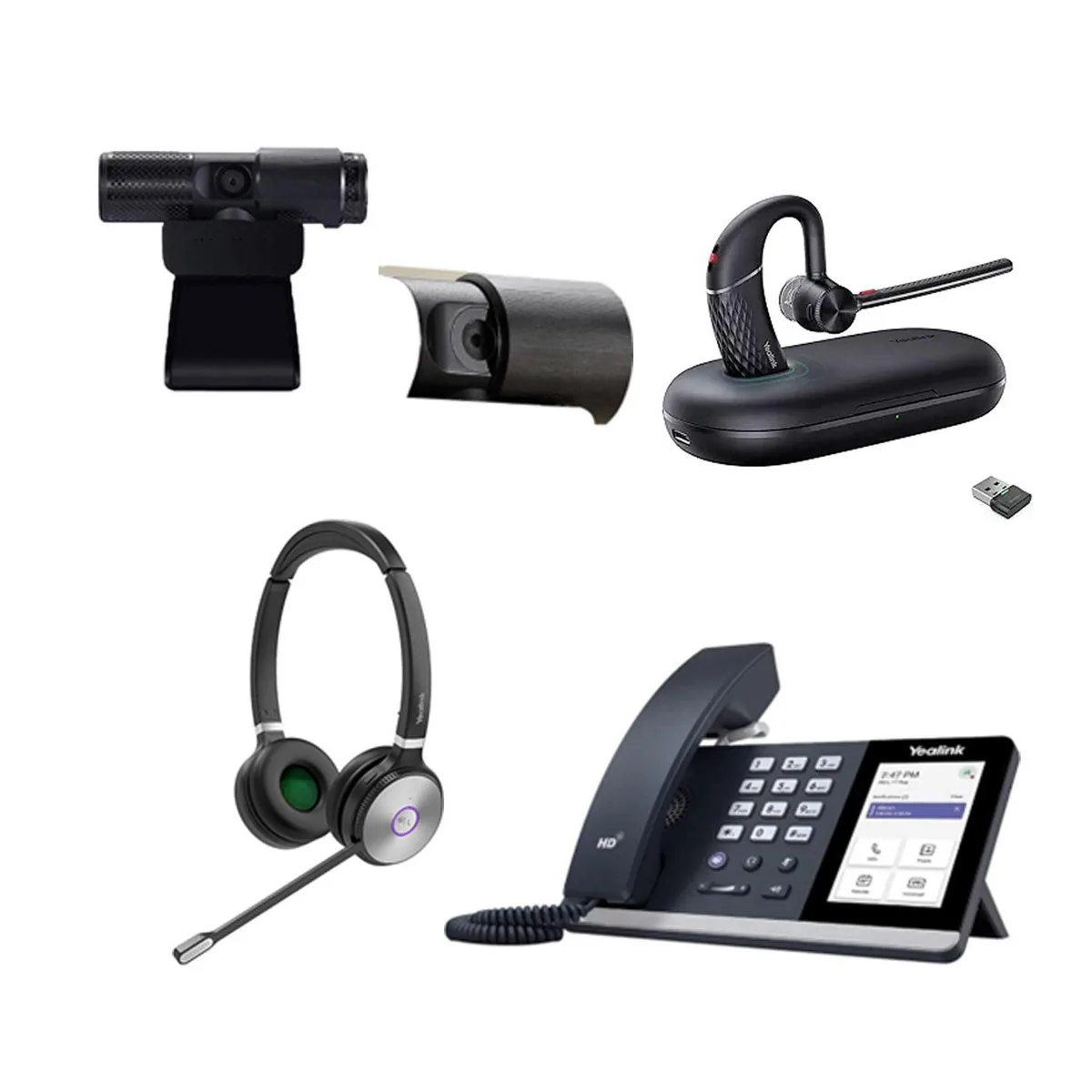 Yealink Network Technology Co., Ltd Yealink MP54 Teams Phone BH71 Pro Mono Bluetooth Headset Cam 313 Webcam — product photo