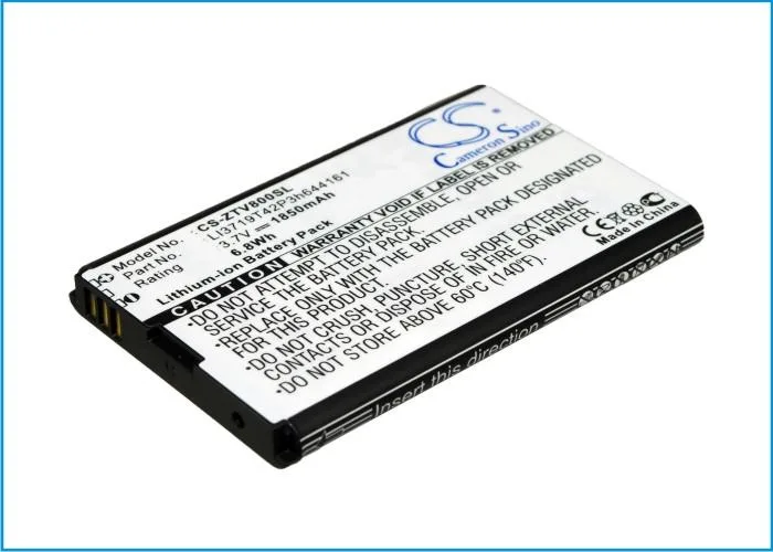 CameronSino CameronSino DS-CS-ZTV800SL 3.7V 1850mAh cell phone battery — product photo