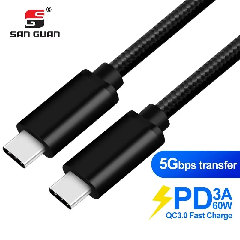 Hetai Tech Hetai Tech USB-C to Micro USB cable 10ft PD 60W USB 3.1 5GB/s — product photo