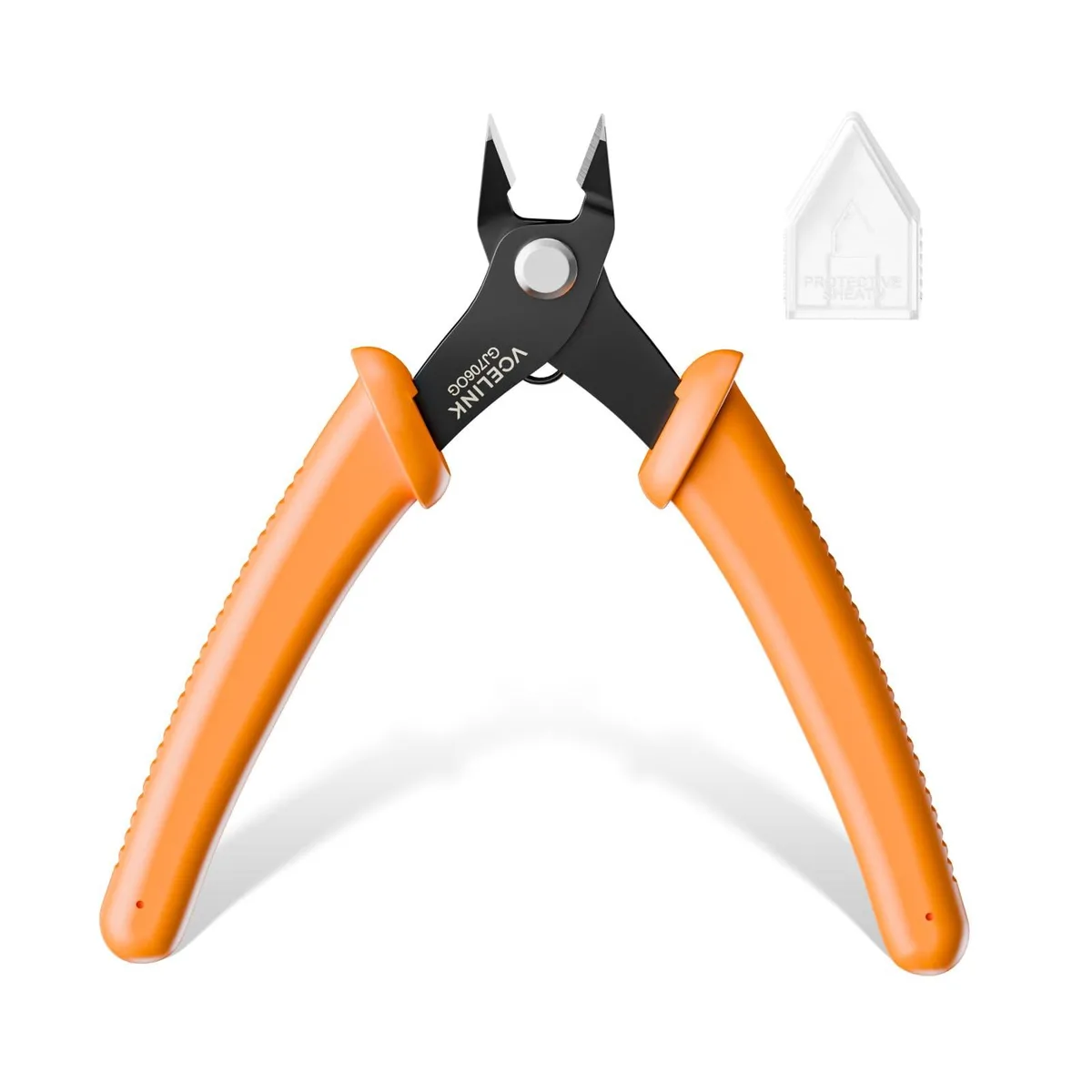 KEHIPI KEHIPI GJ706OG 5-Inch Flush Cutter Plier Orange — product photo