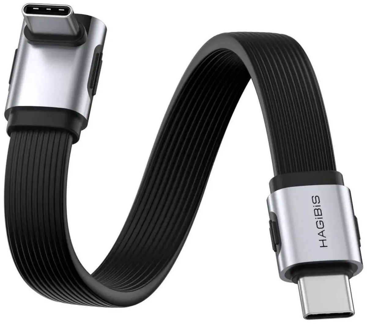SMUGDESK SMUGDESK 0.3ft Middle 90° USB4 V2.0 Cable 80Gbps 240W 8K@60Hz Thunderbolt 5/4 — product photo