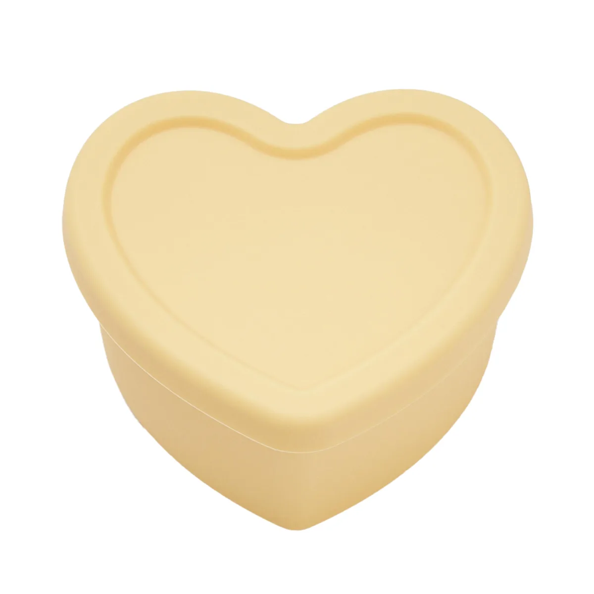 Hitrons Solutions Hitrons Solutions LOVEAT Heart Bowl 8.5 fl oz (250ml) Butter Yellow — product photo