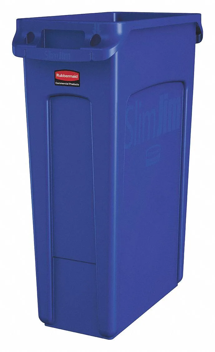 Rubbermaid Rubbermaid 1956185 23 gal Rectangular Trash Can Blue — product photo
