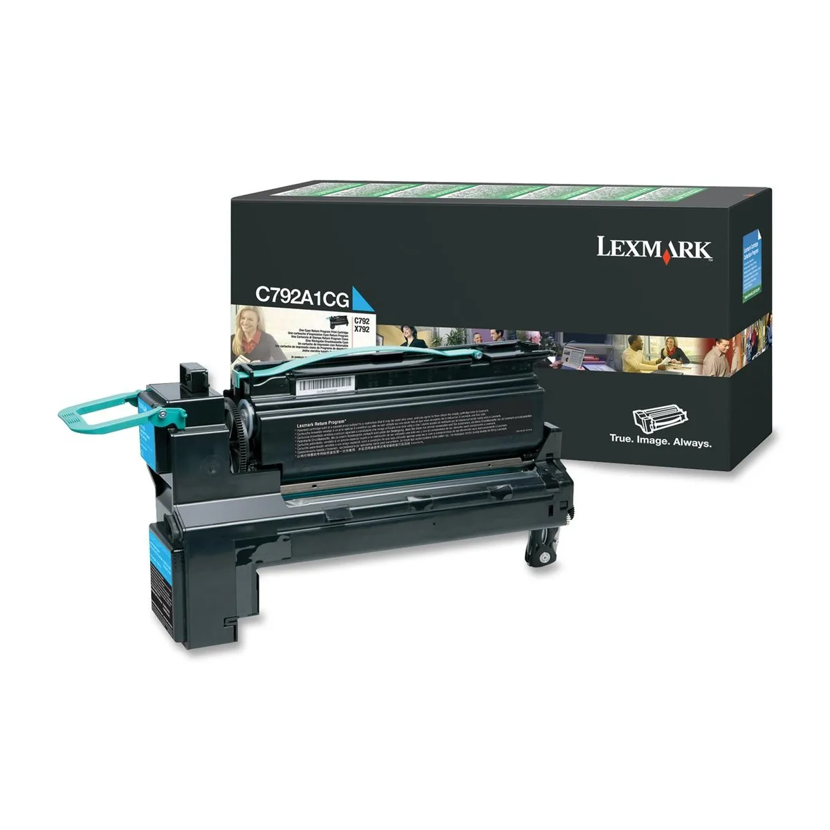 Lexmark Lexmark C792A1CG Cyan Toner Cartridge 6000 Pages — product photo