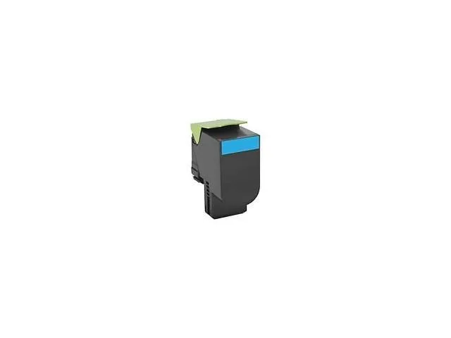 Lexmark Lexmark 80C0HCG Cyan High-Yield Toner Cartridge 3000 Pages — product photo