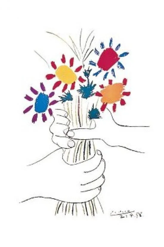 Picasso Petite Fleurs poster print 22 x 34 inches on heavy paper