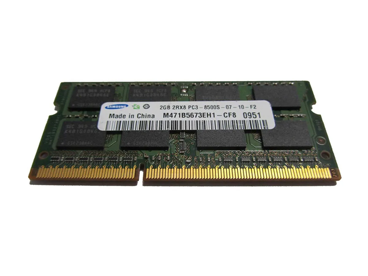 SAMSUNG SAMSUNG M471B5673EH1-CF8 2GB DDR3 1066 laptop RAM — product photo