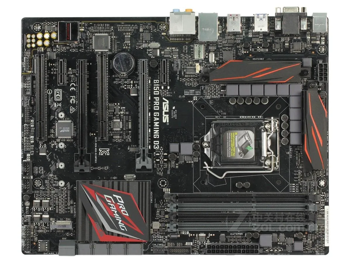 ASUS ASUS B150 PRO GAMING D3 DDR3 Intel motherboard — product photo