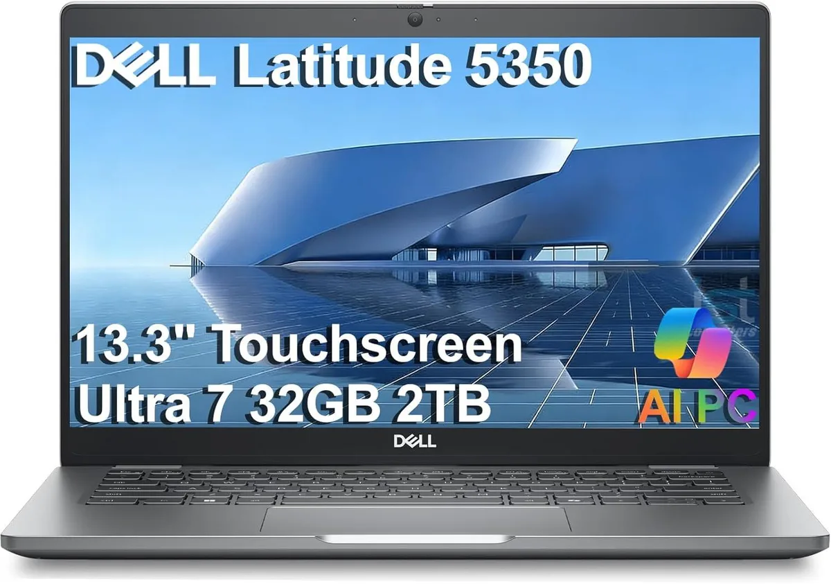 DELL Dell Latitude 5350 13.3" FHD Touchscreen Ultra 7 165U 32GB DDR5 2TB NVMe business laptop — product photo
