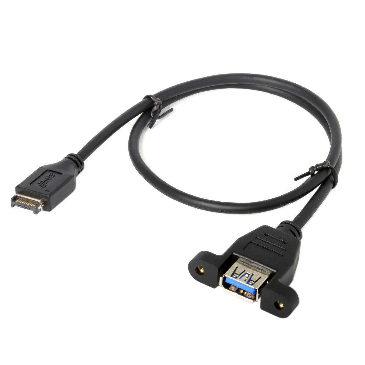 TeKit TeKit USB 3.1 Front Panel Header to USB 3.0 Type-A Female Extension Cable 50cm — product photo