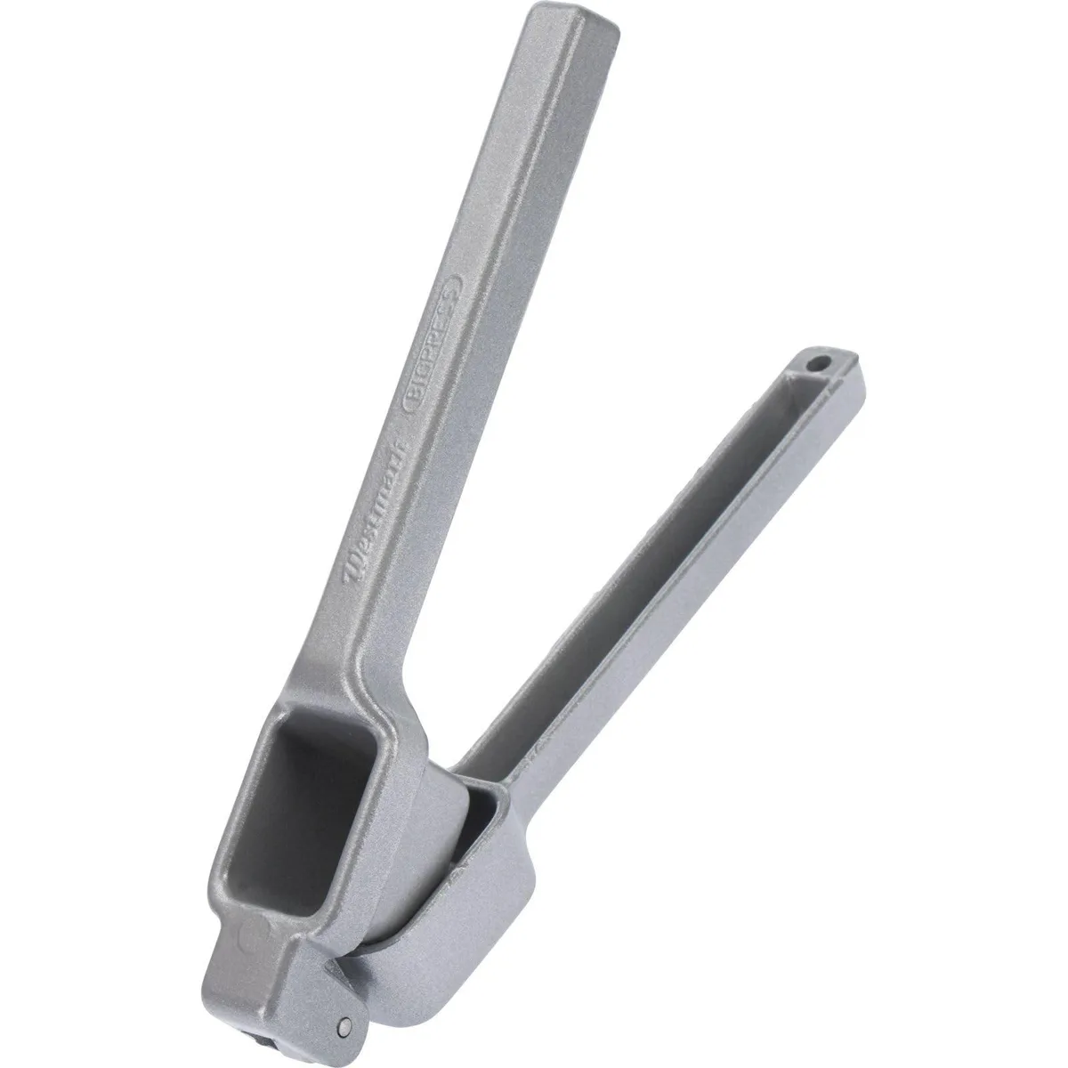 Westmark garlic press, cast aluminium, powder coated, ergonomic handle