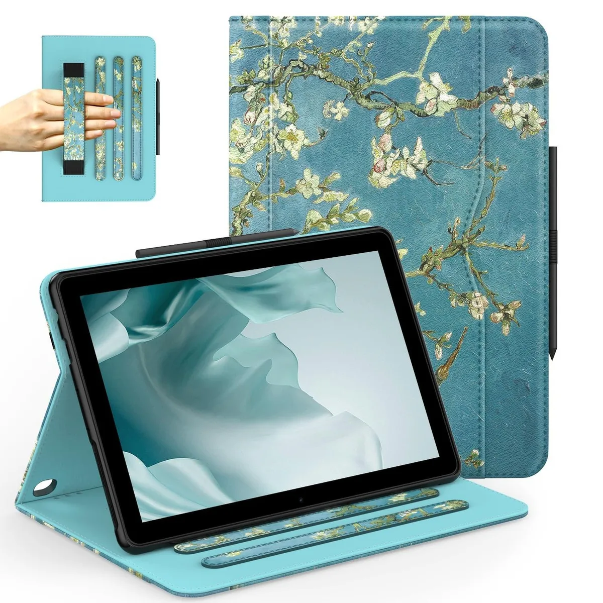 ARCTIC ARCTIC 2 in 1 Accessory for 10 &amp; 10 Plus 13th/11th Gen 2023/2021 Green Blossom — product photo