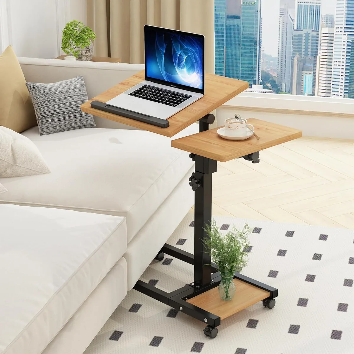 Emazne Emazne Laptop Desk Stand Natural Color laptop cooling pad — product photo