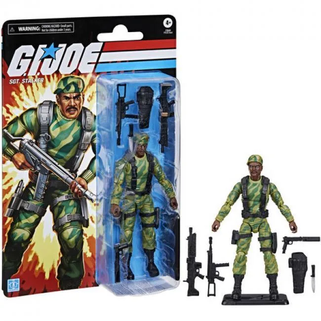 Hasbro Hasbro G.I. Joe Classified Series Retro Sgt. Stalker Action Figure F98685L00 — product photo