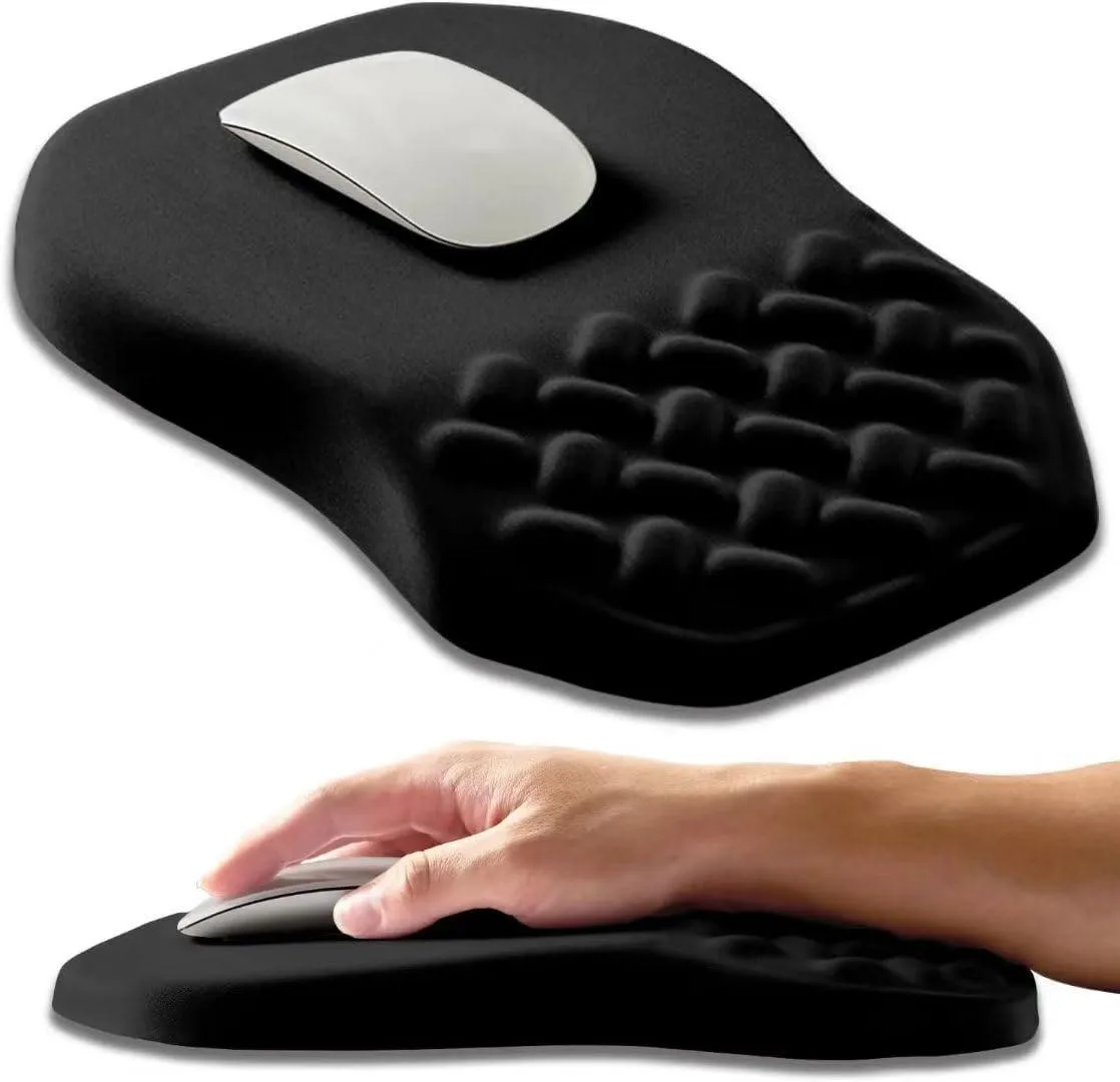  Keychron Ergonomic Mouse Pad Black 12 L x 8 W x .1 H inches — product photo