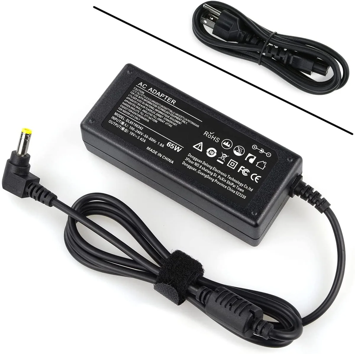 myVolts myVolts 65W 19V 3.42A AC Adapter 5.5mm 2.5mm — product photo