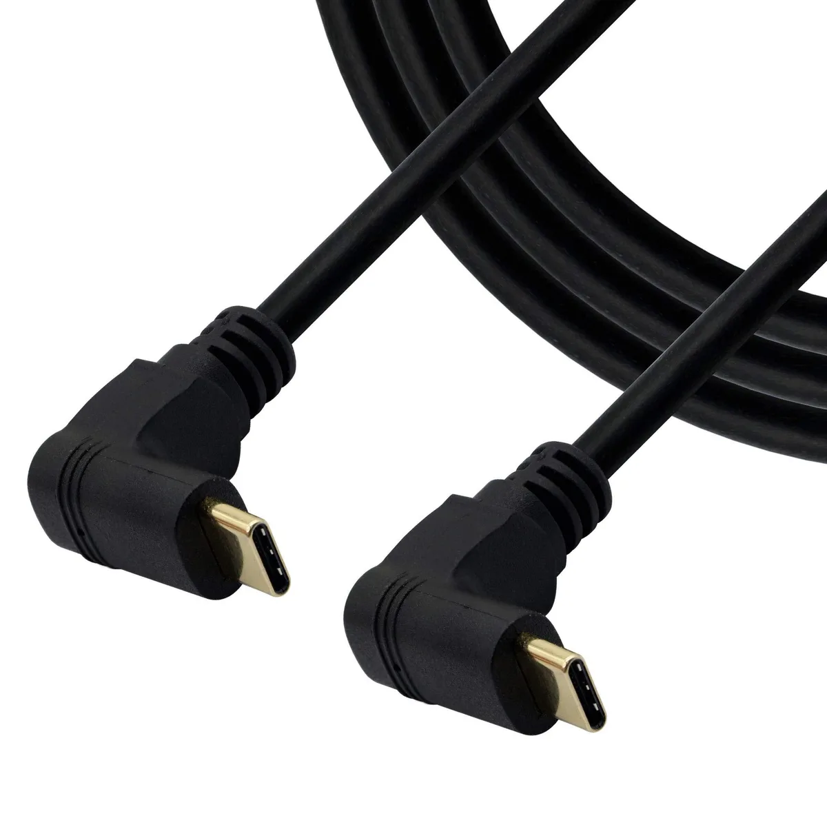 BUCIER BUCIER USB C Cable 90 Degree Male-to-Male 3 ft 5 Gbps — product photo