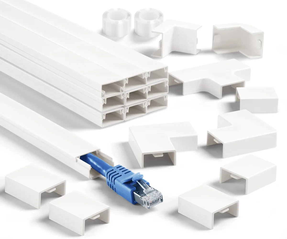  YCLYC 157in Cord Cover Kit White 10x15.7in W0.78 H0.4 — product photo