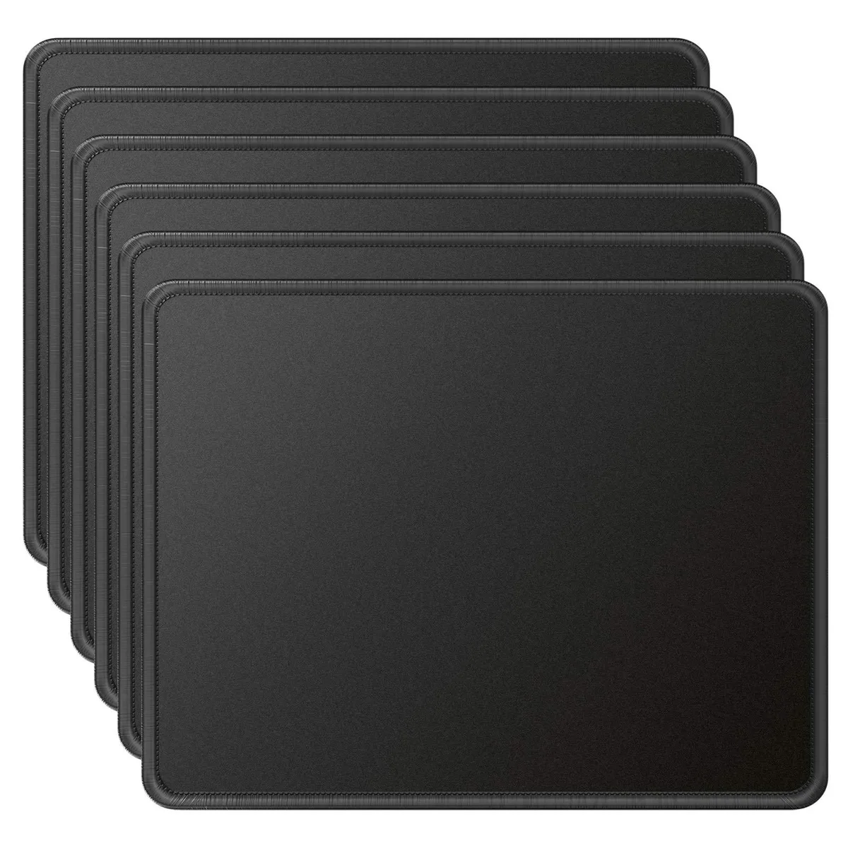 KEHIPI KEHIPI Mouse Pad 6 Pack 8.5 x 11 inches Black — product photo