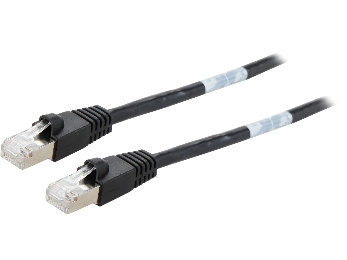 Tripp Lite Tripp Lite N262-010-BK Cat6a shielded network ethernet cable 10 ft black — vörumynd