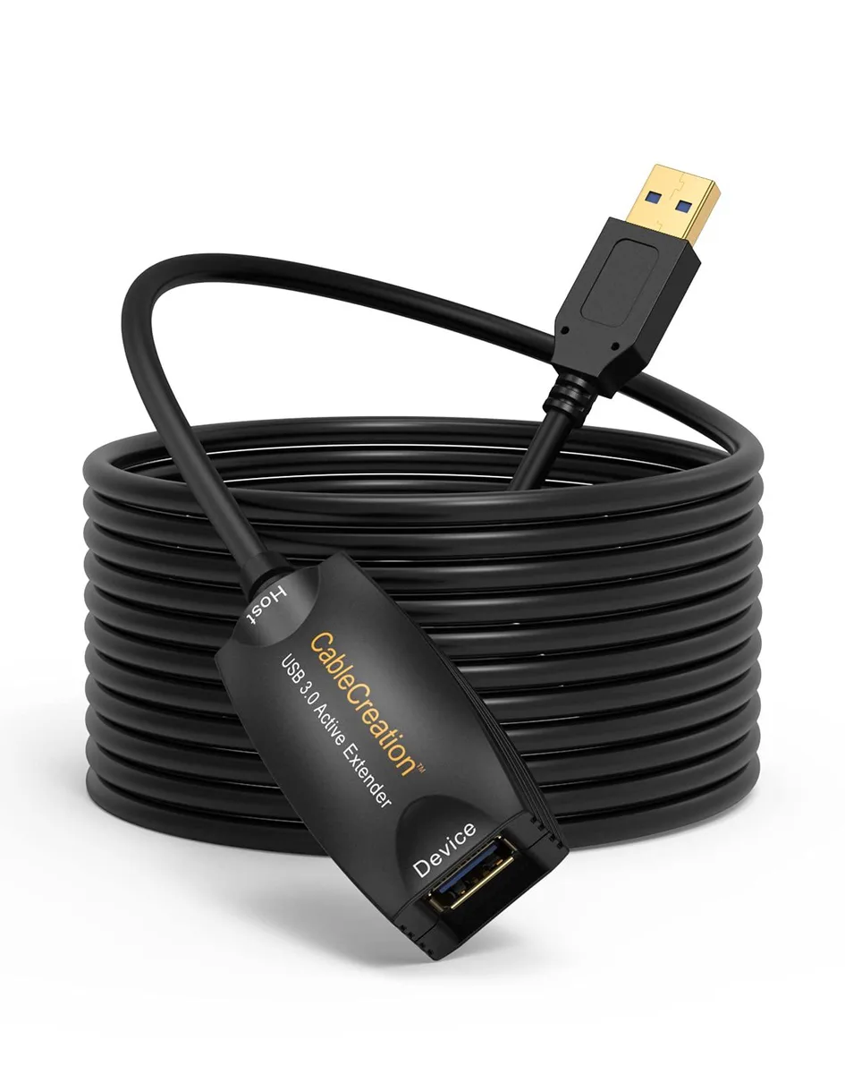 Vszerda Vszerda Active USB 3.0 Extension Cable 5 m Male to Female Black — product photo