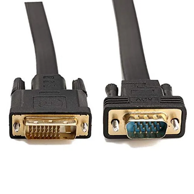 CableDeconn CableDeconn Active DVI-D Dual Link 24+1 Male to VGA Male Adapter Converter 2M — product photo