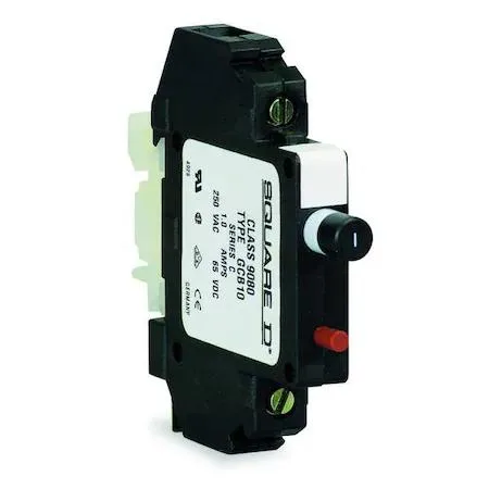 SQUARE D SQUARE D 9080GCB100 10 A 250 V AC DIN circuit breaker — product photo