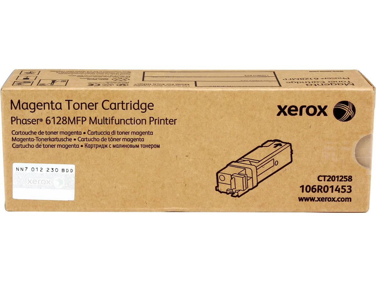 XEROX Xerox 106R01453 Magenta Toner Cartridge 2500 Pages — product photo