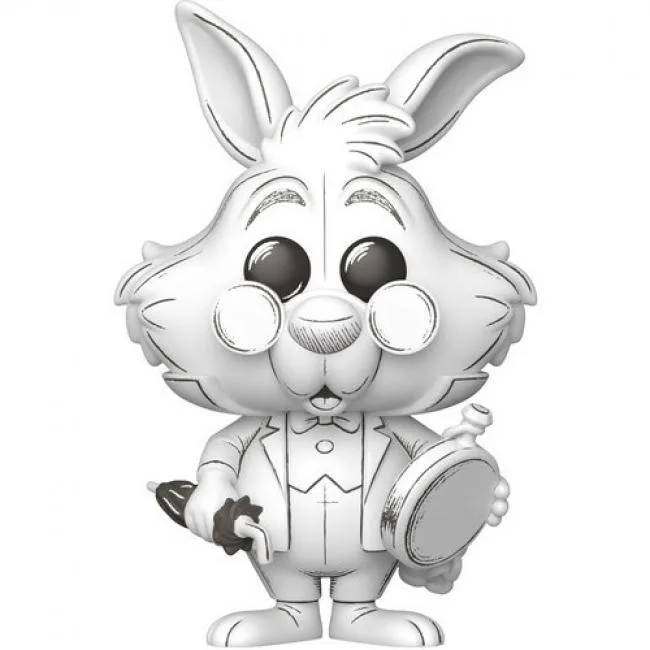 Funko Funko 86424 POP! Disney Alice in Wonderland White Rabbit Sketched action figure — product photo