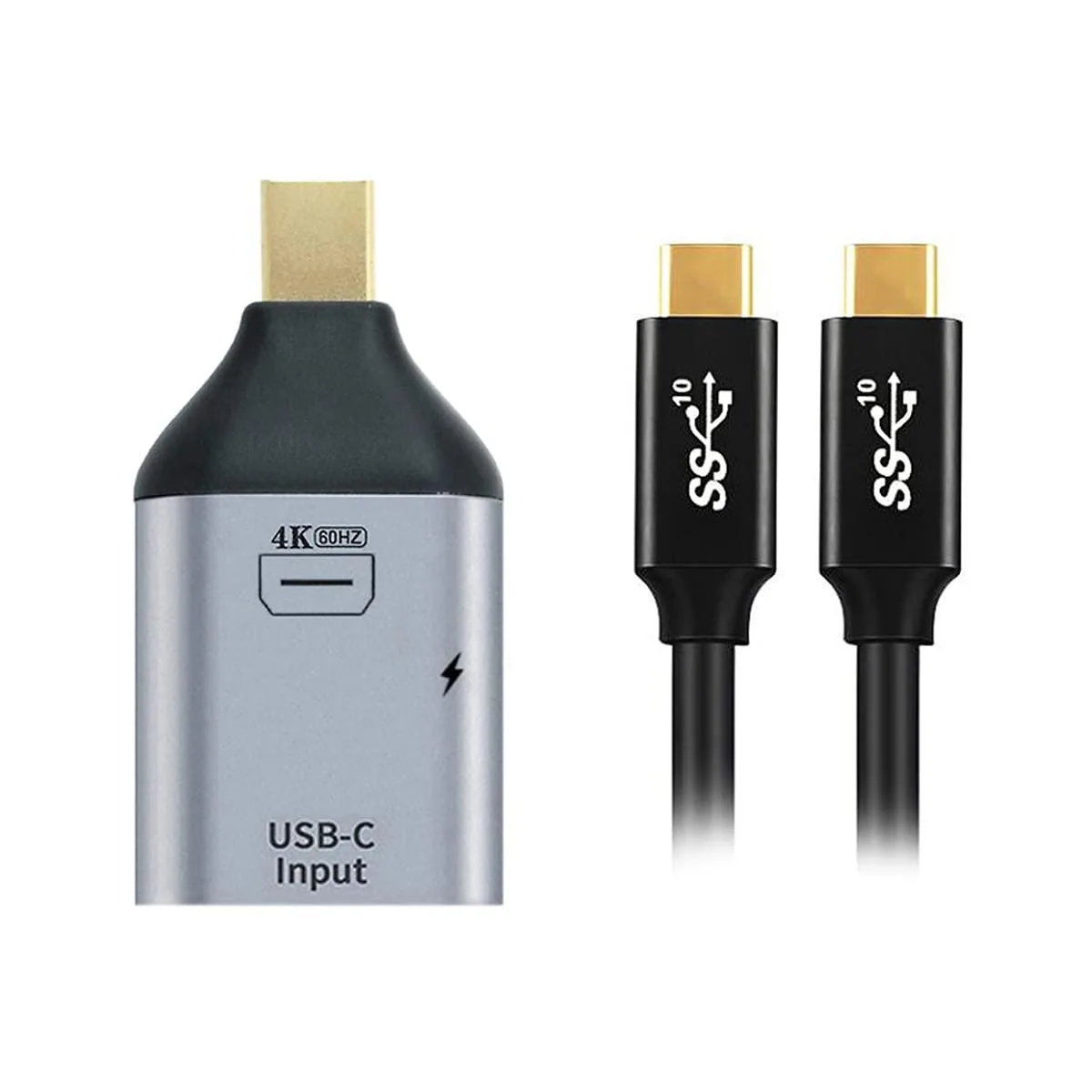 Vszerda Vszerda USB-C to Mini DisplayPort adapter with 100W 10Gbps 2m cable — product photo