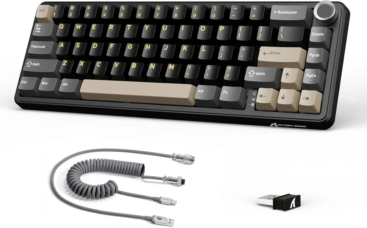 usbroway usbroway X66 60% Mechanical Gaming Keyboard Star Black — product photo