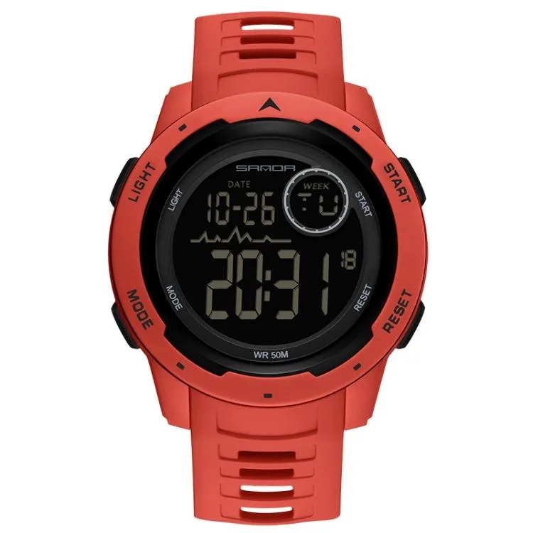 allentian allentian 2125 Red dual display electronic watch — product photo