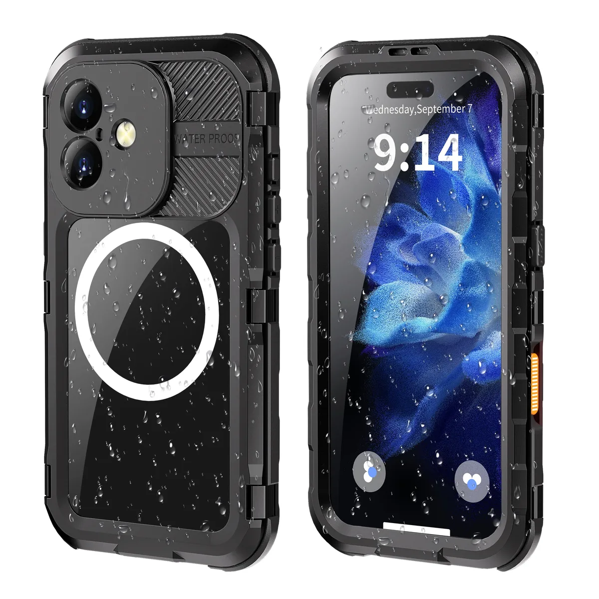 BONAEVER BONAEVER iPhone 16 6.1" Waterproof Case IP68 Black — product photo