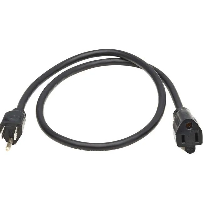 Tripp Lite Tripp Lite P02200313A 3ft NEMA 5-15P to 5-15R computer power cord — product photo