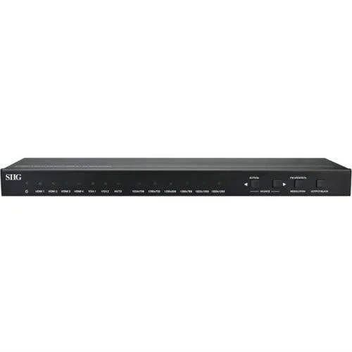 SIIG, Inc SIIG, Inc CE-H24111-S1 6x1 HDMI/VGA Scaler KVM Switch — product photo