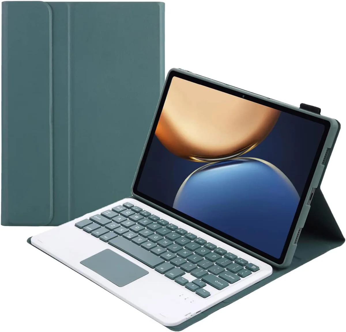Werleo Werleo Touchpad Keyboard Case for Xiaomi Redmi Pad 10.61 inch 2022 Dark Green — product photo