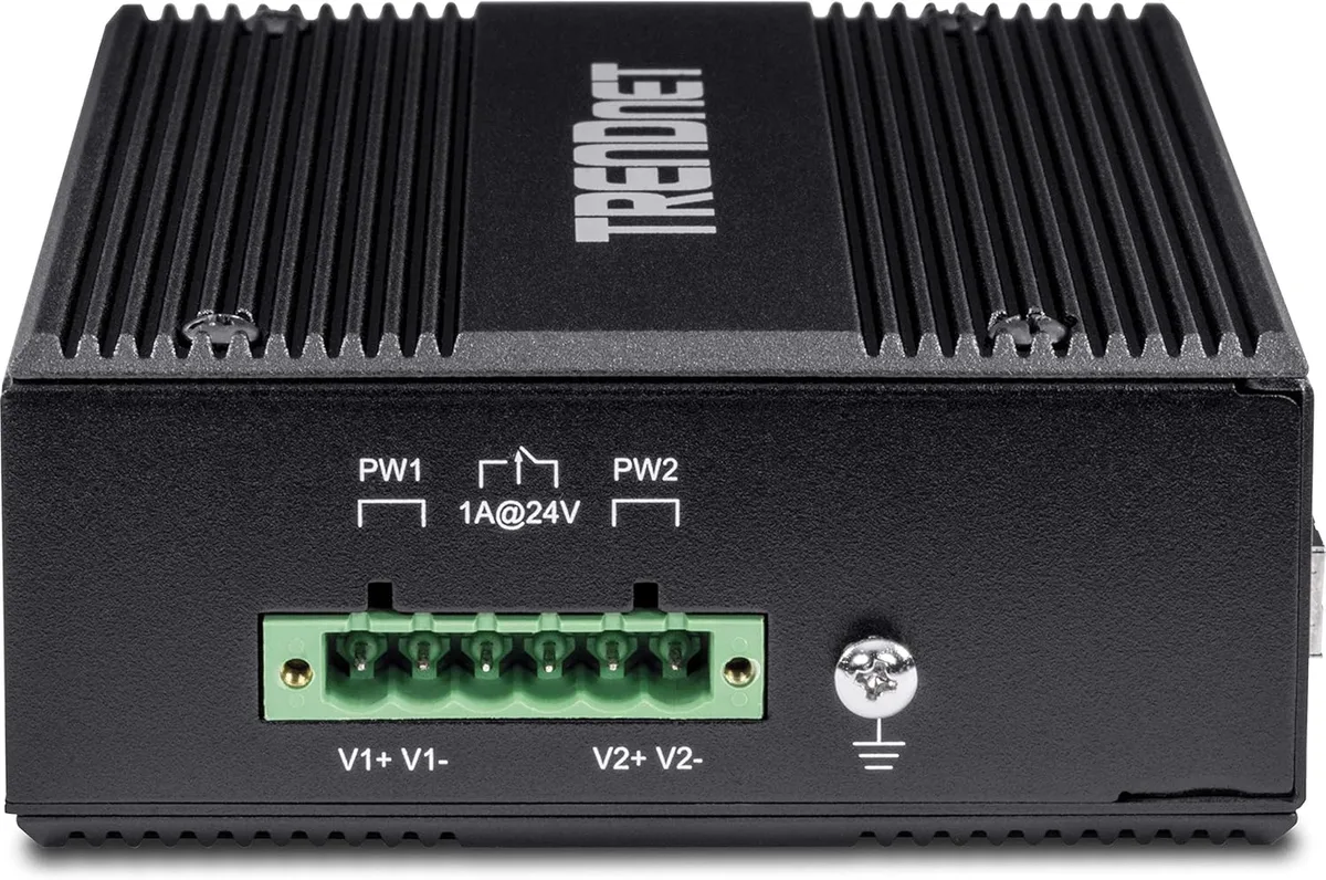 TRENDnet TRENDnet TI-UPG62 6-port hardened industrial Gigabit Ultra PoE network switch — product photo