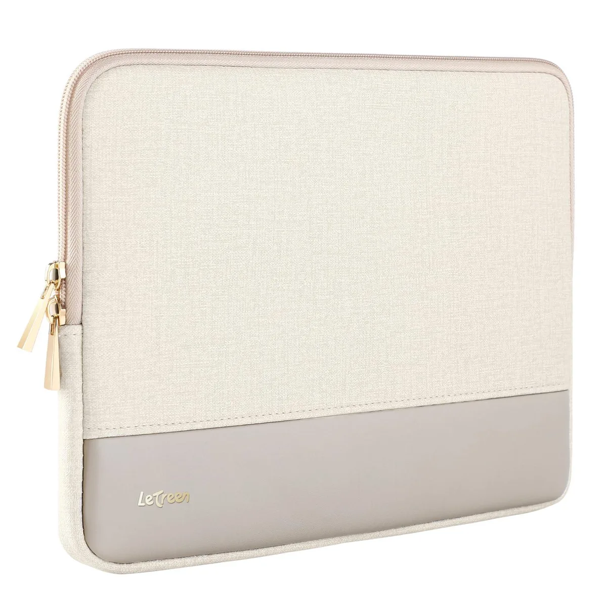  LETREEN L90-01 14 inch laptop sleeve Cream White — product photo